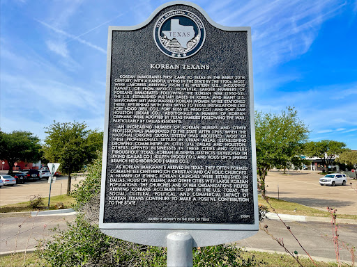 Korean Texans - Texas Historic Commission Marker