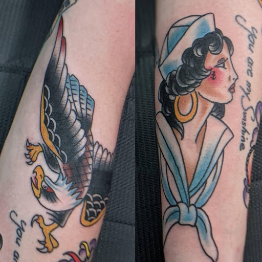 Explore helicopter tattoo ideas, creative tattoo ideas in Lake Villa, available at Eternal Tiger Tattoo