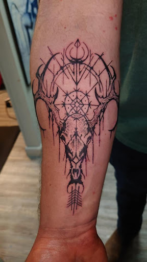 Explore polynesian sleeve tattoo ideas, creative tattoo ideas in Jonesboro, available at Immortal Ink