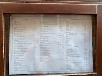 Restaurant Al Vecchio Mulino à Alghero (le menu)