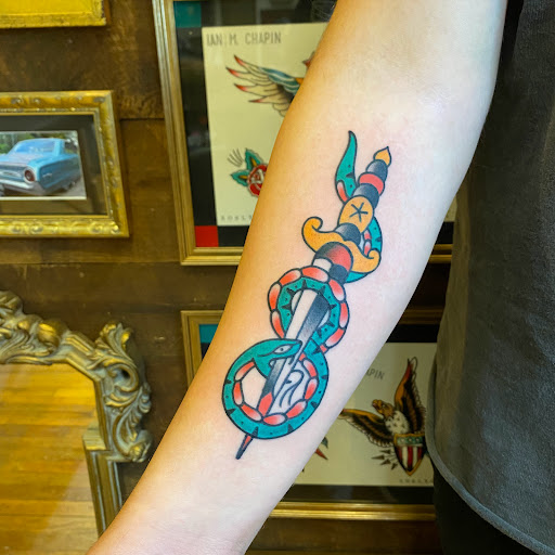 Explore garden tattoo ideas, creative tattoo ideas in Glenside, available at Yellow Rose Tattoo
