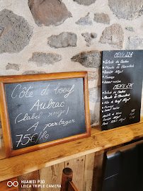 Restaurant Buron du Couderc à Saint-Chély-d'Aubrac (le menu)