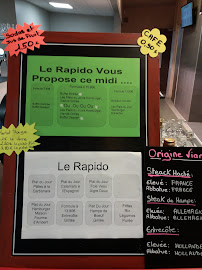 Menu / carte de Restaurant Le Rapido à Sotteville-lès-Rouen