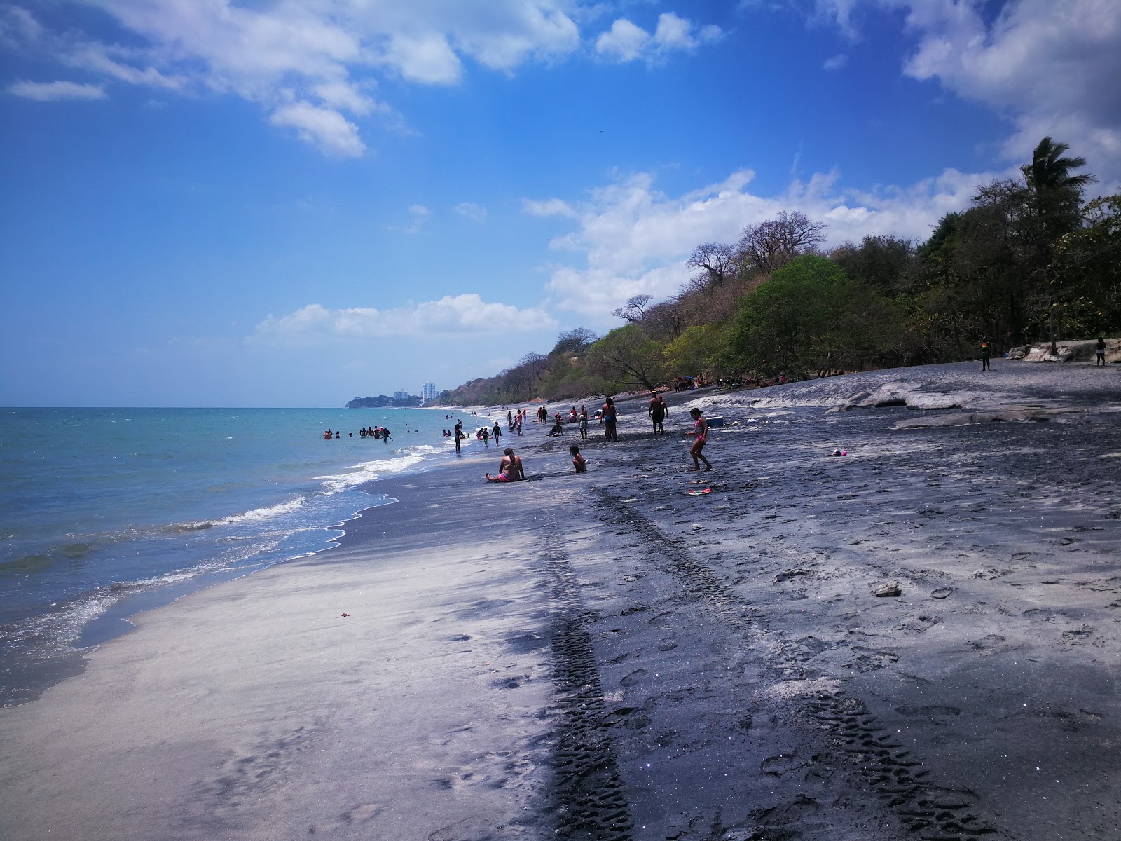 Foto van Los Panama Beach gelegen in een natuurlijk gebied