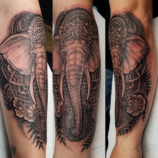 Explore mens religious tattoo ideas, creative tattoo ideas in Newburgh, available at Spiritual Ink Tattoo
