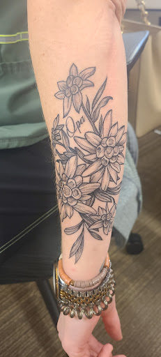 Explore link tattoo ideas, creative tattoo ideas in Goshen, available at Stab Me Pretty Studio