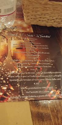 Restaurant La Fiaschetteria à Cecina - menu / carte