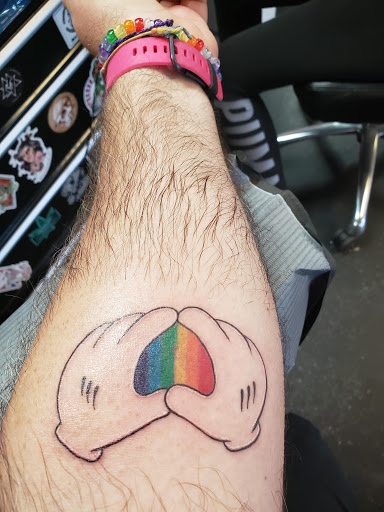 Explore colon cancer tattoo ideas, creative tattoo ideas in Saint Petersburg, available at Foolish Pride Tattoo Co.