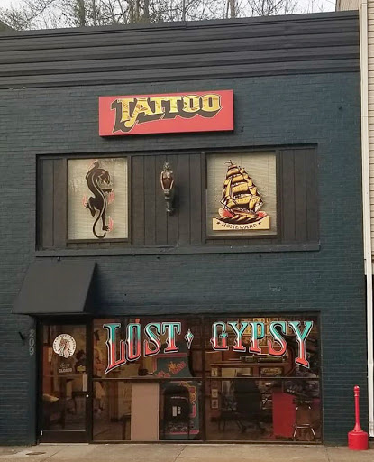 Explore cool shoulder tattoo ideas, creative tattoo ideas in Hazard, available at Lost Gypsy Tattoo