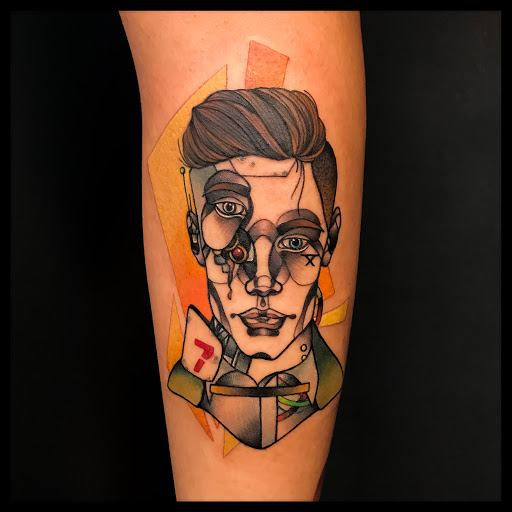 Explore 3x3 tattoo ideas for guys, creative tattoo ideas in North Hollywood, available at Charnel House Tattoo