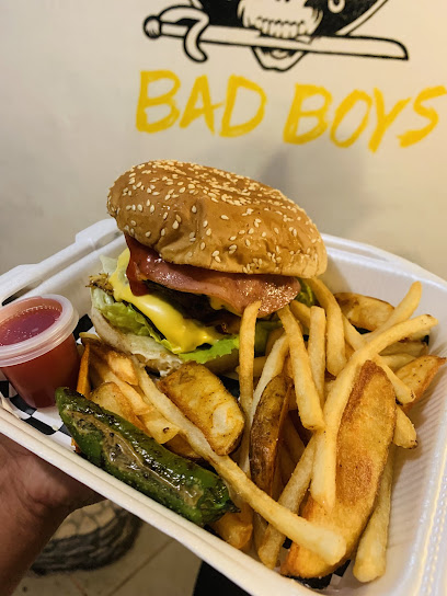 Alitas y hamburguesas Bad boys