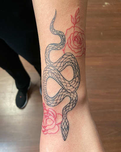 Explore small love tattoo ideas, creative tattoo ideas in Visalia, available at Sanctum Tattoo Studio