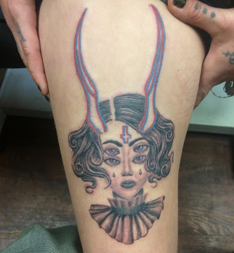 Explore spiritual tattoo ideas for men, creative tattoo ideas in Powell, available at Against All Odds Tattoos and Piercings