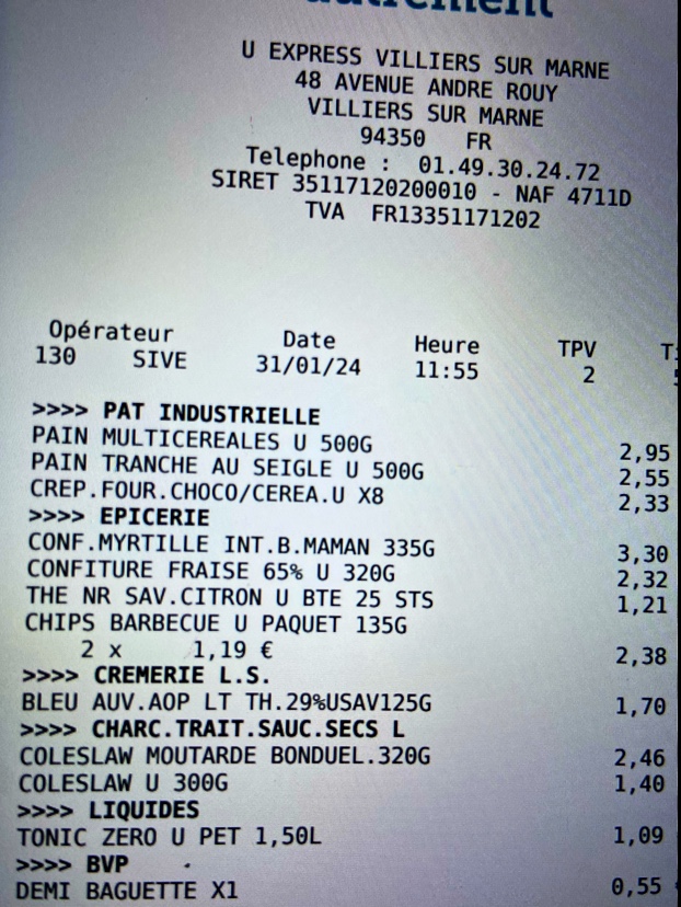 Photo n° 2 de l'avis de Alexandre.r fait le 01/02/2024 à 19:24