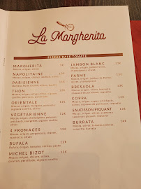 Menu / carte de La Margherita Bagnolet à Paris