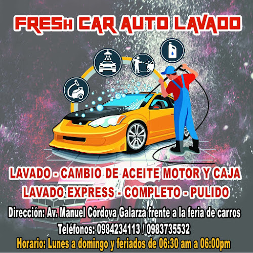 Opiniones de Fresh car auto lavado en Quito - Servicio de lavado de coches