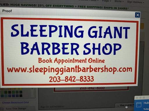 Barber Shop «Sleeping Giant Barber Shop», reviews and photos, 3568 Whitney Ave, Hamden, CT 06518, USA