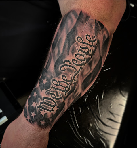 Explore cat paw print tattoo ideas, creative tattoo ideas in Medina, available at Greasers Ink