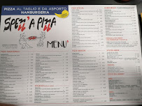 Carte du Spezz'a Pizza à Saluzzo