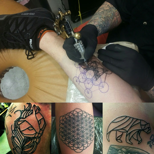 Explore marathon tattoo ideas for guys, creative tattoo ideas in Little Rock, available at THE ORIGINAL ARCH STREET TATTOO COMPANY EST.2014 FBAARON DALE STINSON