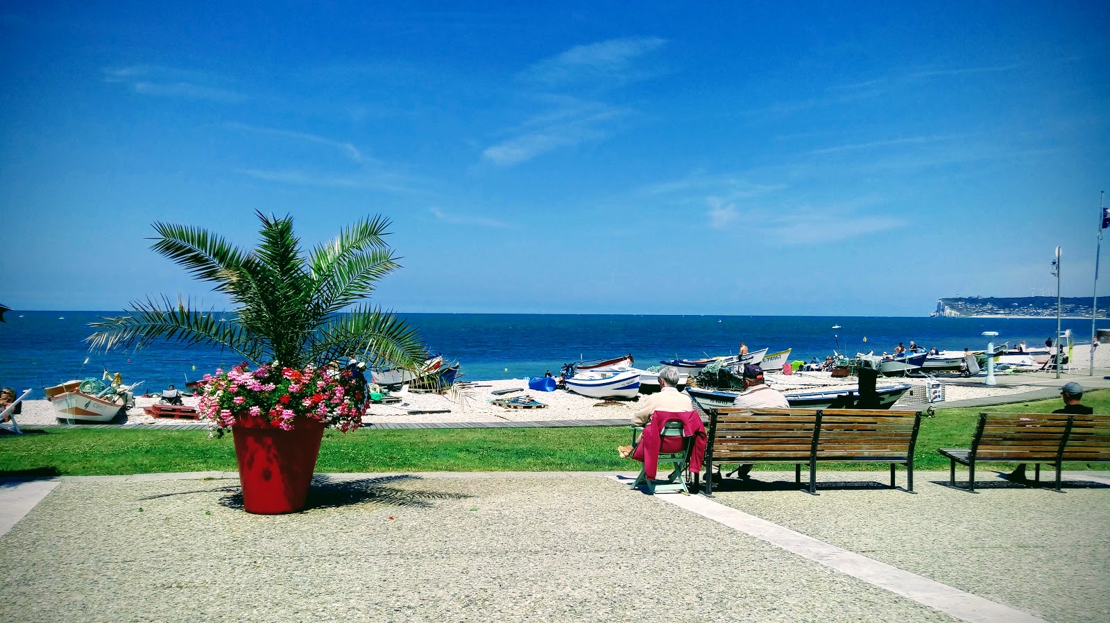 Foto de Praia de Yport área de comodidades