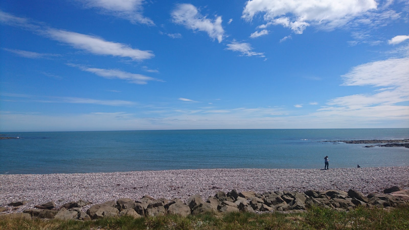 Foto av Inverbervie Beach med hög nivå av renlighet