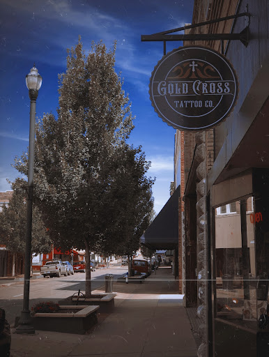 Explore mountain tattoo ideas for men, creative tattoo ideas in Johnson City, available at Gold Cross Tattoo Co.