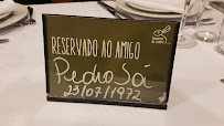 Menu / carte de Taberna do Coelho à Amarante