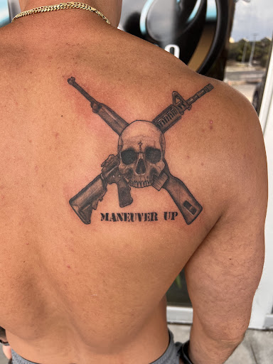 Explore aviation tattoo ideas, creative tattoo ideas in Fort Myers Beach, available at Paradise Tattoo