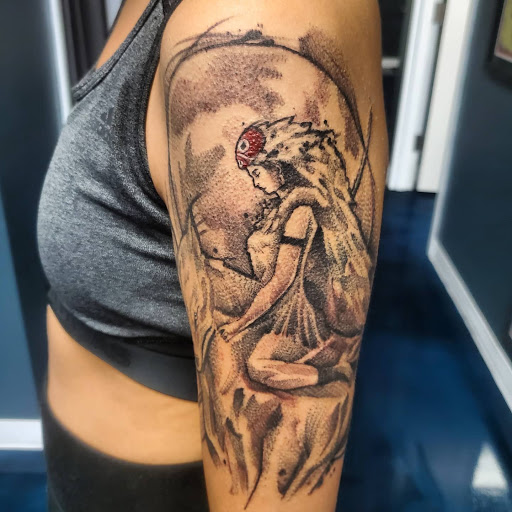 Explore heart tattoo cover up ideas, creative tattoo ideas in Buford, available at Inked Arts Tattoo Studio