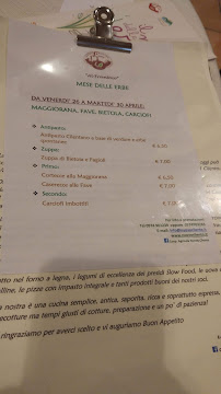 Ristorante Coop. Nuovo Cilento - Al Frantoio à San Mauro Cilento carte