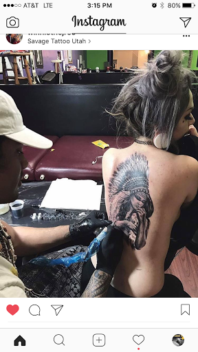 Explore dark tattoo sleeve ideas, creative tattoo ideas in Ogden, available at Savage Tattoo Shop