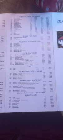 Hotel Restaurant Waldschlöss'l à Bad Dürkheim carte