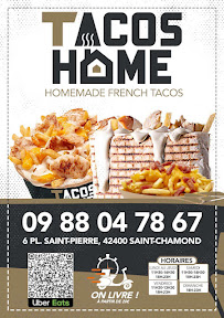 Tacos Home à Saint-Chamond carte