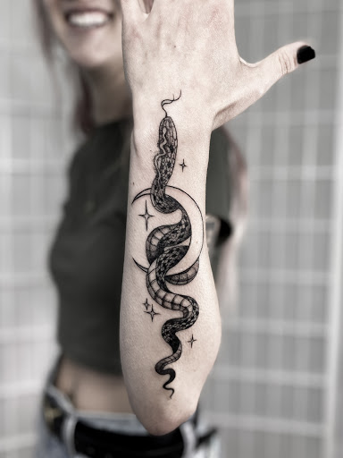 Explore mayan tattoo ideas, creative tattoo ideas in Bellefonte, available at Juniper Studio