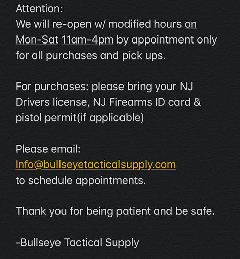 Gun Shop «Bullseye Tactical Supply», reviews and photos, 106 Main St, Woodbridge, NJ 07095, USA