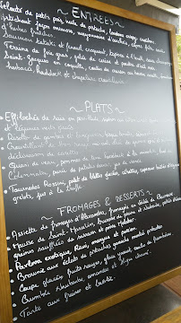 Restaurant La Terrasse De Sauvegrain à Saint-Lambert carte