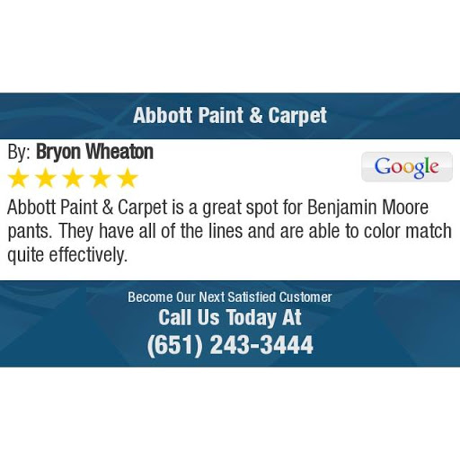 Paint Store «Abbott Paint & Carpet White Bear Lake», reviews and photos, 2223 4th St, White Bear Lake, MN 55110, USA
