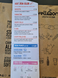 Restaurant de hamburgers Welldone Burger à Bologna (le menu)