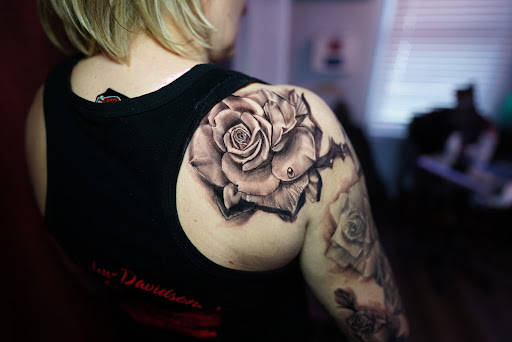 Explore wife name tattoo ideas, creative tattoo ideas in North Brunswick, available at Orpheus Tattoo Studio