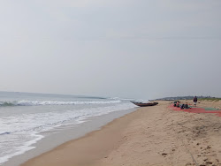 Foto von Dhabaleshwar Beach und die siedlung