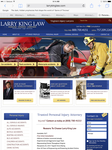 Attorney «Larry King Law», reviews and photos