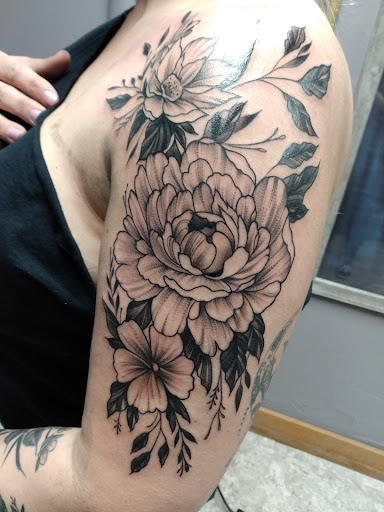 Explore small moon tattoo ideas, creative tattoo ideas in Houlton, available at Crowes Tattoos