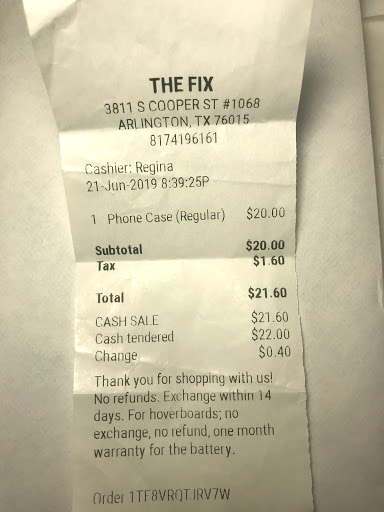 Phone Repair Service «The Fix - Mobile Phone & Computer Repair», reviews and photos, 3811 S Cooper St, Arlington, TX 76015, USA