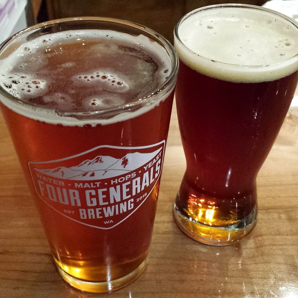 Four Generals Brewing Renton, WA 98057 Menu, Hours, Reviews and Contact