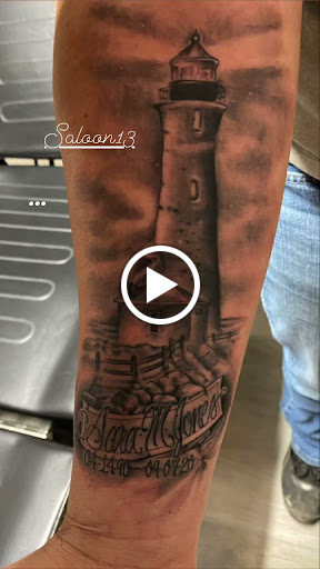 Explore simple beach tattoo ideas, creative tattoo ideas in Norwalk, available at Saloon 13 LLC