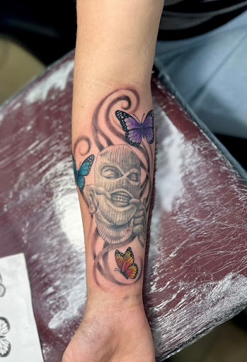 Explore p nk tattoo ideas, creative tattoo ideas in Ocala, available at Beauty in a Canvas Tattoo and Art Gallery