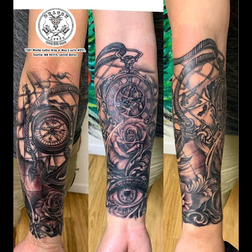Explore simple tattoo ideas for guys, creative tattoo ideas in Seattle, available at Dragon Tattoo