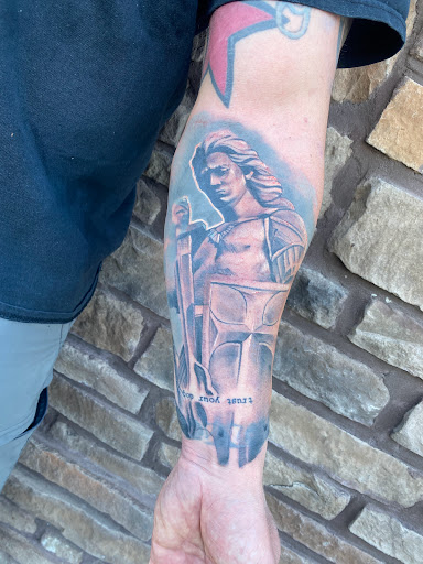 Explore dark aesthetic tattoo ideas, creative tattoo ideas in Sullivan, available at Double Time Tattoo