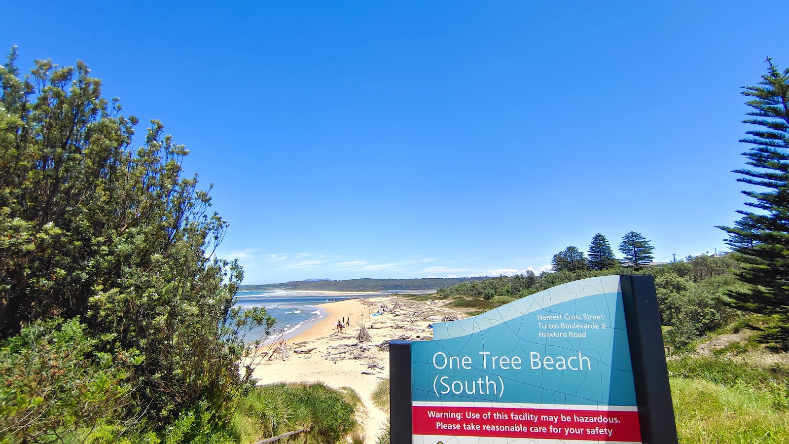 Foto van One Tree Beach gelegen in een natuurlijk gebied